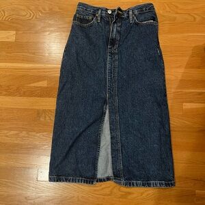 Mango denim skirt size S